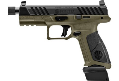 BERETTA APX A1 FS 9MM 4.8" 21-SHOT OD GREEN/BLACK