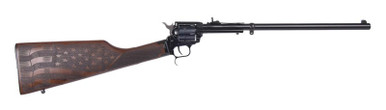 HERITAGE FIREARMS ROUGH RIDER, .22 LR 16" 6RD AMERICAN FLAG WALNUT/BLACK