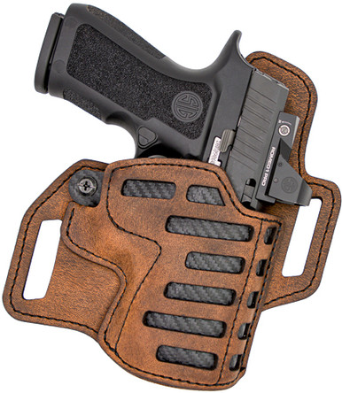 Versacarry Compound Holster Owb Polymer Hybrid Size 1 Brown