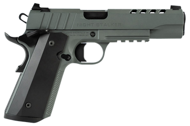 Tisas 1911 Night Stalker .45 ACP 5" Barrel 8 Rounds Platinum Grey Cerakote Semi Auto Pistol