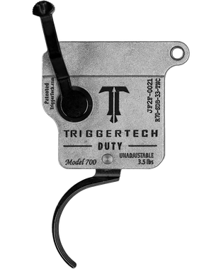 TriggerTech R70SDB33TNC SpecialBlack Single-Stage Curved Fits Remington 700 Right