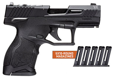 TAU TX22 COMPACT 22LR 3.5 BLK 5-10RD