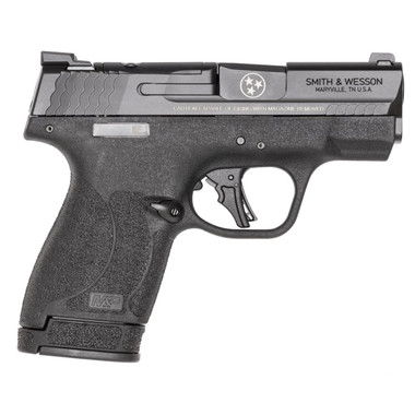 USED S&W M&P 9 Shield Plus OR TN Logo Handgun 9mm Luger 13rd Magazine 3.1" Barrel Night Sights No Safety