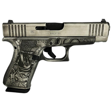 Glock 48 Custom "Battle Worn Slide/Bushido Frame" Handgun 9mm Luger 10rd Magazines (2) 4.17" Barrel USA Front Rail