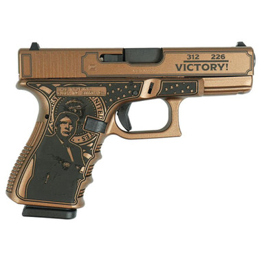Glock 19 Gen3 Custom "Trump 47th Victory" Handgun 9mm Luger 15rd magazines(2) 4" Barrel Austria Made