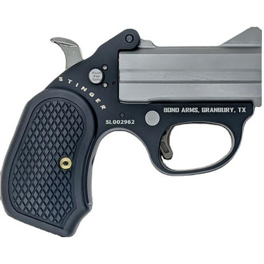 Stinger FireBall Derringer .38 Spl 2rd Capacity 3" Matte Stainless BarrelAluminum Frame B6 Grips
