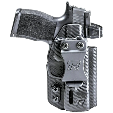 Rounded Gear RGDRUIDSFAHELLCATPROCF DruidIWB/OWB Black Carbon Fiber Kydex Fits Springfield Hellcat Pro Ambidextrous