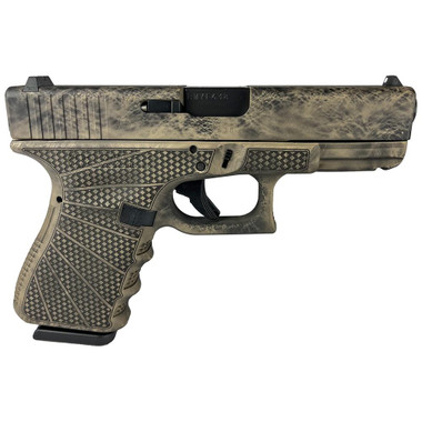 Glock 19 Gen 3 "Marble Stipple Frame" Compact Handgun 9mm Luger 15rd Magazines (2) 4.02" Barrel USA