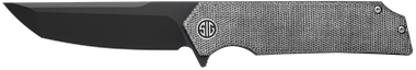Sig Sauer Knives VA9BB Validus3.78" Folding Drop Point Plain Black PVD M390 Steel Blade, 4.76" Black Textured G10 Handle