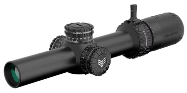 Swampfox Optics ARH16241GB ArrowheadBlack 1-6x24mm 30mm Tube Guerrilla Dot BDC Green Reticle