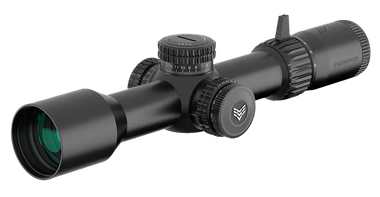 Swampfox Optics TWK525563L WarhawkBlack 5-25x56mm 34mm Tube Sharpshooter MIL Reticle