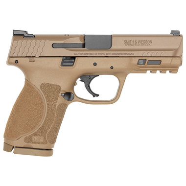 M&P9 M2.0 Compact Handgun 9mm Luger 15rd Magazine 4" Barrel FDE No Thumb Safety USED