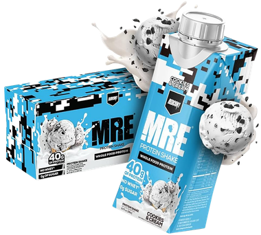 Redcon1 RC1MRERTDCC12 MRE Ready to Drink Cookies N Cream 12 Pack