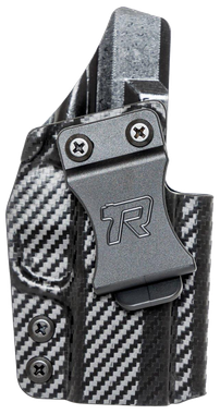 Rounded Gear SFAHELLCATCFRHVAR KydexIWB Black Kydex Fits Springfield Hellcat Belt Clip Right Hand