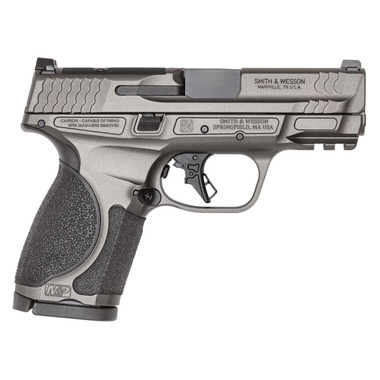 USED S&W M&P 9 M2.0 Metal Compact OR Handgun 9mm Luger 15rd Magazine(2) 3.6" Barrel Tungsten Gray Cerakote No Thumb Safety