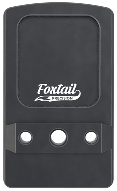 Foxtail Precision 100014 Rear Sight Dovetail Optic Adapter Plate for non MOS GlockBlack Anodized Glock Non MOS
