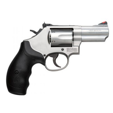 Smith & Wesson K-Frame Model 66 Combat Magnum Handgun .357 Mag 6rd Capacity 2.75" Barrel Silver with Black Grip - USED