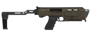 Meta Tactical Llc MX1-PS-GR MX-1 Conversion Kit Fits Glock 3/4/5 OD Green Aluminum Stock