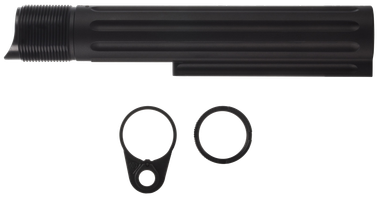 Primary Weapons EBT-RLCN-KIT Castle Nut7075 T-6 Aluminum Black Anodized