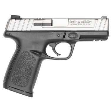 Smith & Wesson SD40 VE Handgun .40 S&W 10rd Magazine 4" Barrel Black with Silver Slide CA Compliant USED