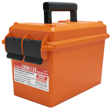 MTM Case-Gard AC50C35 Ammo Can50Cal Orange Polypropylene