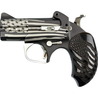 Bond Arms Old Glory Handgun .45/410 2rd Capacity 3.5" Barrel Black Flag Black Driving Holster