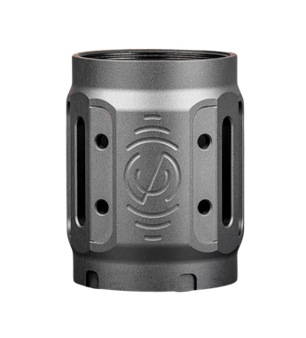 SilencerCo AC5449 Bravo MAAD Brake 2.0 Black Anodized Aluminum 2.11" OAL 1.68" Diameter