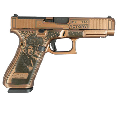 Glock 47 Gen 5 MOS Custom "Trump 47th-Victory" Handgun 9mm Luger 17rd Magazines (3) 4.49" Barrel Austria