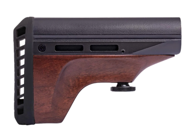 Woox SH.STK092.01 Vigilante Stock Walnut Aluminum/Wood AR Platform 7.50" OAL Ambidextrous