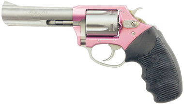 Charter Arms Pink Lady Handgun .38 Spl 5rd Capacity 4.2" Barrel Pink Frame/Stainless Cylinder - Refurbished
