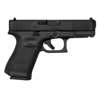 Glock 19 Gen 5 Compact Handgun 9mm Luger 15/rd Magazines (3) 4.02" Barrel Black Night Sights 5.5lb Trigger USA