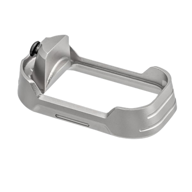 Tyrant CNC TDG17MWG3GREYBLACKSCREMagwell Fits Glock 17 Gen 3 Grey Aluminum