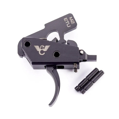 Wilson Combat AR Enhanced Trigger Unit Two Stage 4-4.5 lb Curved Black
