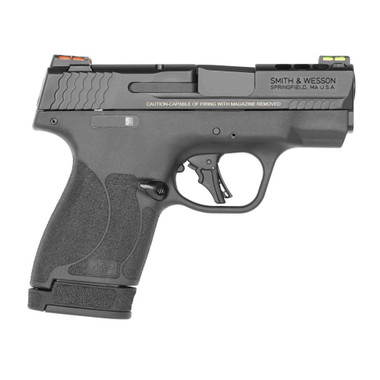 S&W PC M&P9 Shield Plus Manual Thumb Safety 9mm Luger 10rd Magazine 3.1" Ported Barrel Fiber Sights USED