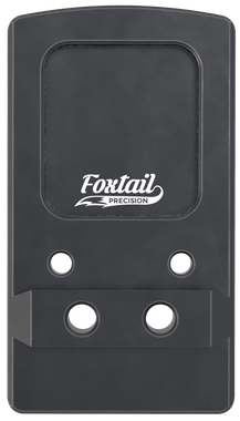 Foxtail Precision 100015 Rear Sight Dovetail Optic Adapter Plate for non MOS GlockBlack Anodized Glock Non MOS