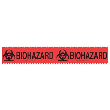 Red Biohazard Integrity Tape 108 ft