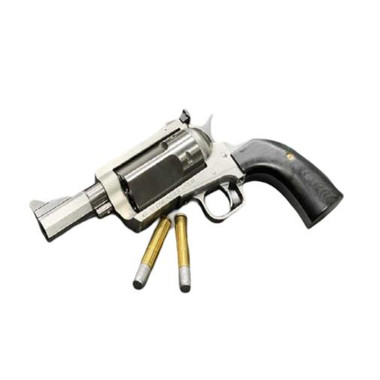 Magnum Research Exclusive BFR Rolling Thunder Handgun .45-70 Gov't 5rd Capacity 3" Barrel Silver with Black Grips