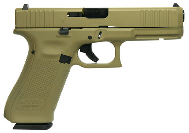 Glock 17 Gen 5 Custom "FDE" Handgun 9mm Luger 17/rd Magazines (3) 4.49" Barrel USA