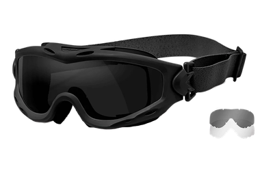 Refurbish / Dent / Scratch SP29B Spear Goggles Smoke Gray Lens Matte Black Frame *Package Damaged