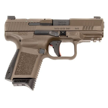 Century Arms Canik TP9 Elite SC 9mm Luger 12rd Magazine 3.5" Barrel Patriot Brown w/Full Kit - BLEMISHED