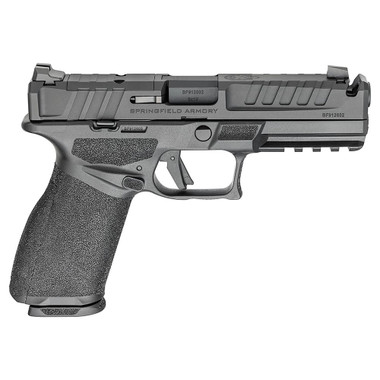 Springfield "Gear up 2025" Echelon 4.5F Comp White-Dot Handgun 9mm Luger 17(1)&20(4) Magazines 4.5" Barrel Black Frame CT1500Range Bag