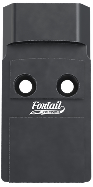 Foxtail Precision 100004 Red Dot Adapter Plate for Optics-Ready PistolBlack Anodized CZ P10