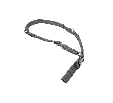 NcStar AARS21PU 2 To 1 Point Sling Urban Gray 55"-72" OAL Adjustable Bungee