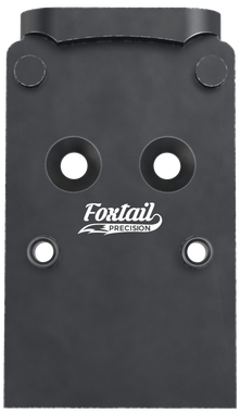 Foxtail Precision 100006 Red Dot Adapter Plate for Optics-Ready PistolBlack Anodized Glock MOS