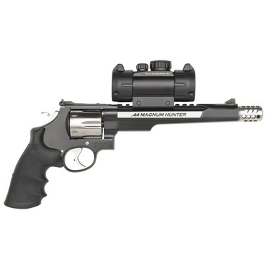 S&W PC M629 Hunter w/Red/Green Dot Handgun .44 Mag 6rd Capacity 7.5" Barrel w/Compensator Two-Tone Finish - DEMO