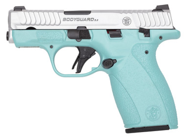 SW M&P BODYGUARD 380ACP 2.0 ROBIN EGG BLUE SATIN