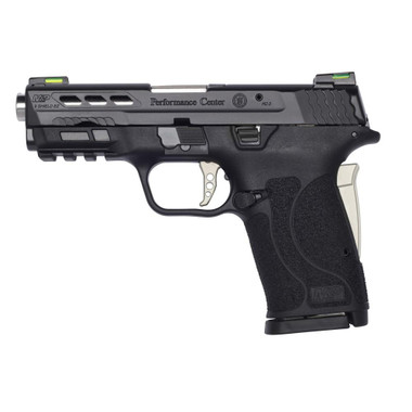 S&W M&P Shield EZ Performance Center Sliver 9mm Luger 8rd Magazine 3.83 Ported Barrel No Thumb Safety w/Cleaning Kit USED
