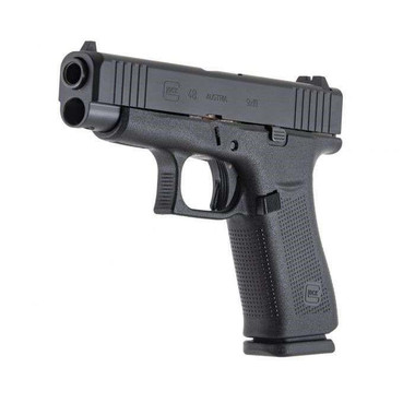 Glock 48 Compact Handgun 9mm Luger 10/rd Magazines (2) 4.17" Barrel Black Night Sights 5.5lb Trigger LE USA