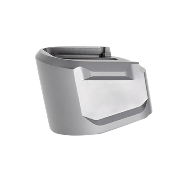 Tyrant CNC TDECHEMAGEX17GREYMagazine Extension 9mm Fits Springfield Echelon 5rd Grey Aluminum
