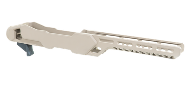 Timber Creek Outdoors ERC1022FDE Enforcer Rifle Chassis Flat Dark Earth Aluminum Fits Ruger 10/22 Compatible w/ MSR Buffer Tubes
